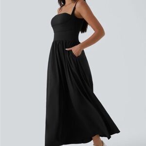 HALARA Classic Black Maxi Dress